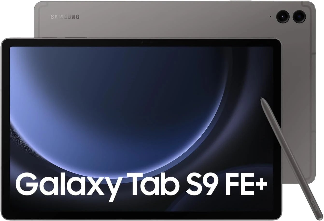 Samsung Galaxy Tab S9 FE+ WiFi Android Tablet, 8GB RAM, 128GB Storage, S Pen Included, Gray (UAE Version)